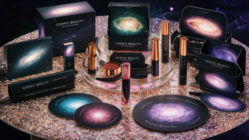 le branding astral de cosmic beauty